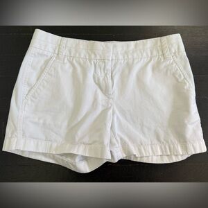 J. Crew Women’s White Chino Shorts